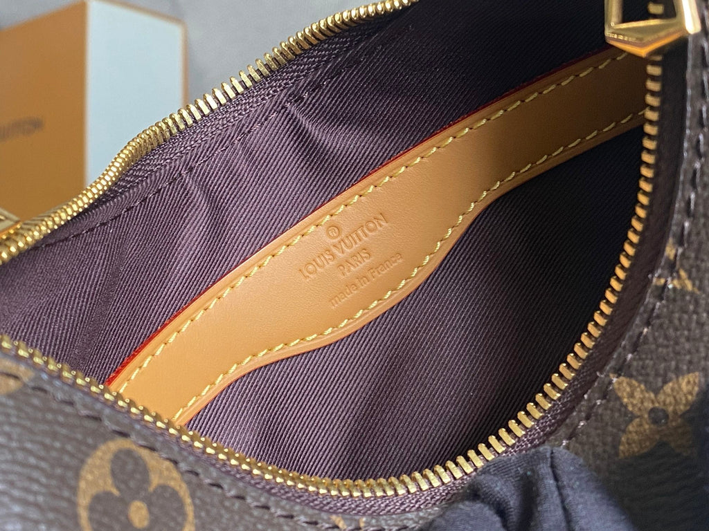 LV 25S ブローニュ 29インチ ブラウン モノグラム キャンバス レザートリム ゴールド金具