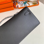 ケリーカット 31 ブラックカーフスキン ゴールド金具