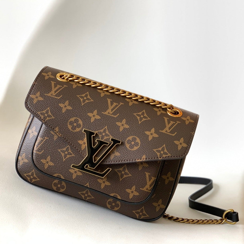 PASSY 22 ブラウン モノグラム キャンバス