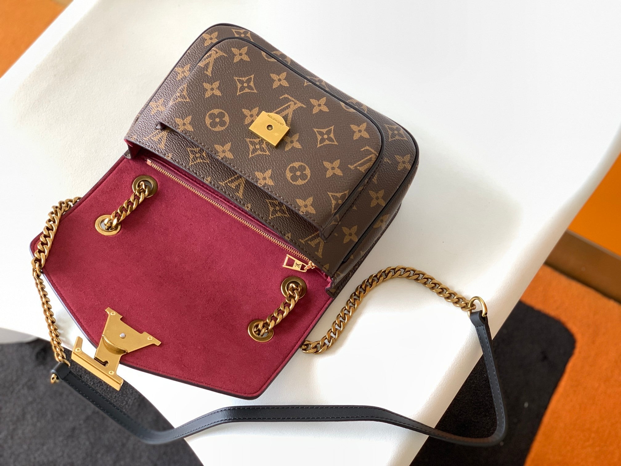 PASSY 22 ブラウン モノグラム キャンバス