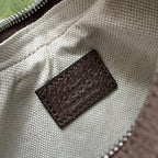 ATTACHE MINI BAG 23 IN BEIGE GG AND BROWN TRIM CALFSKIN