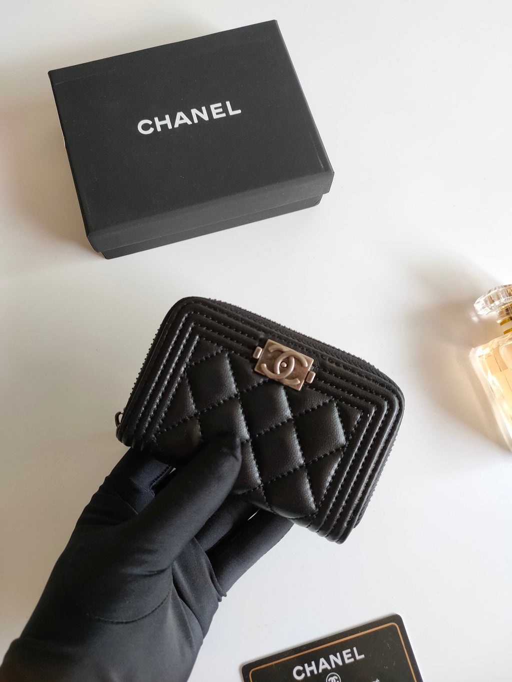 CC BOY ジップコインパース 11.5 ブラック カーフスキン アイコン