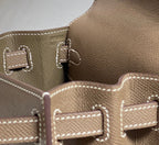 KELLY MINI 20 BAG IN MEDIUM BROWN CALFSKIN WITH GOLD HARDWARE (MADE-TO-ODER)