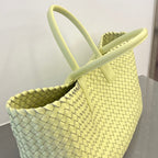 ラージ キャバット 51 パステルイエローのラムスキン