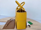 SMALL ARCO TOTE 30 IN TULIP TREE YELLOW LAMBSKIN