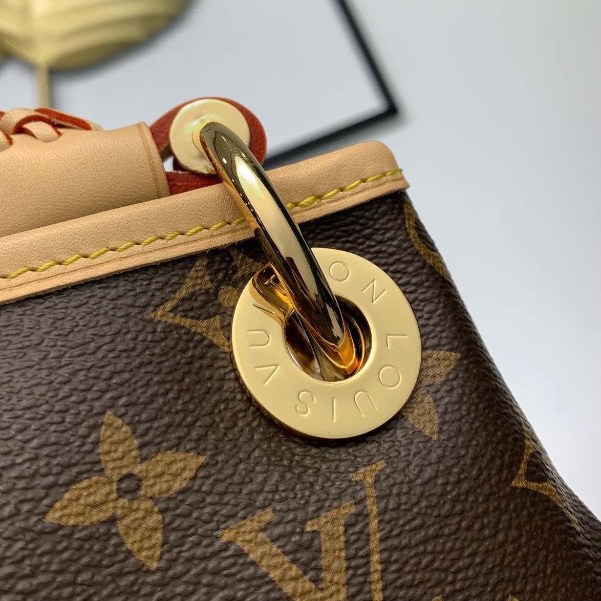 アーシー MM 41 ブラウン モノグラム キャンバス ゴールド金具