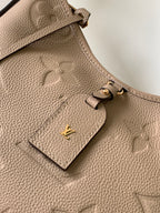 CARRYALL PM 29 BEIGE MONOGRAM GRAINED COWHIDE LEATHER