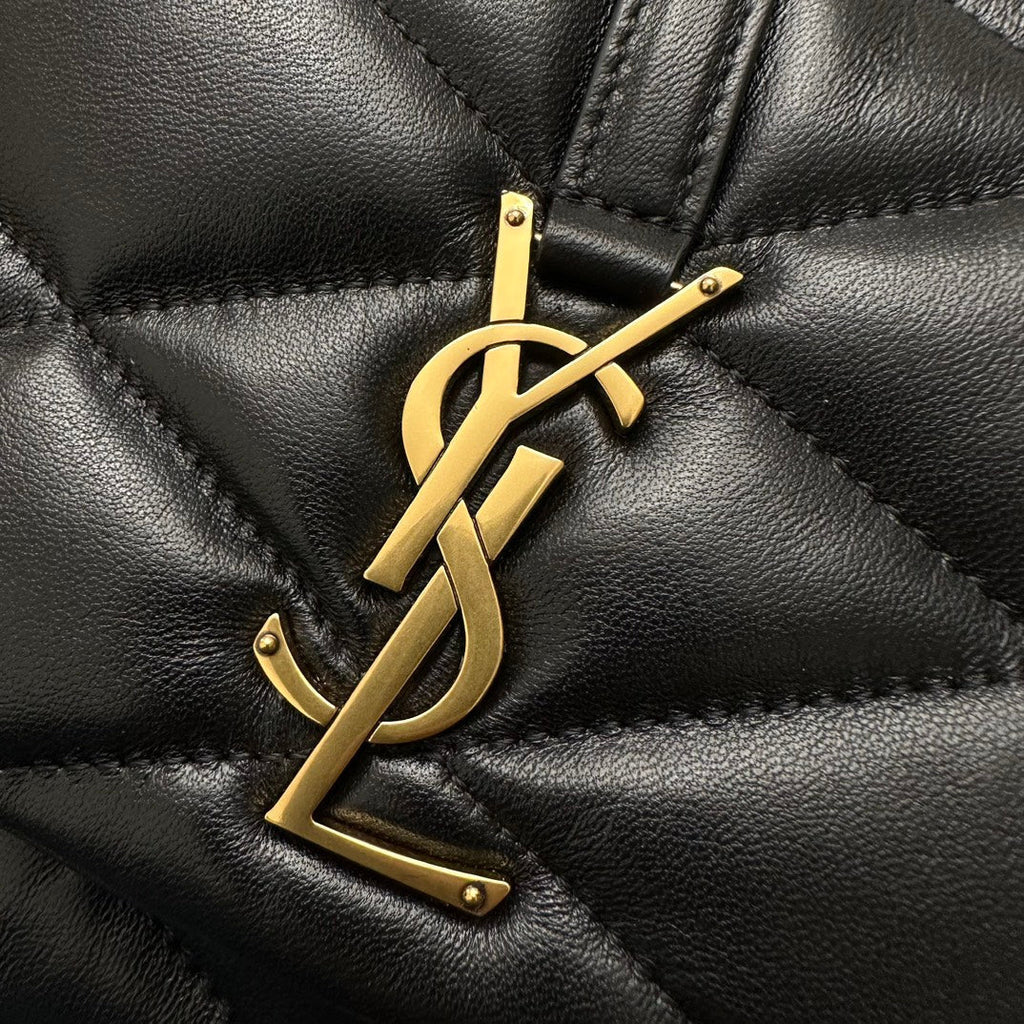 LE 5 À 7 ハンドバッグ 24 ブラック ラムスキン