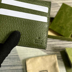 MARMONT BIFOLD WALLET 11 IN ARMY GREEN LAMBSKIN