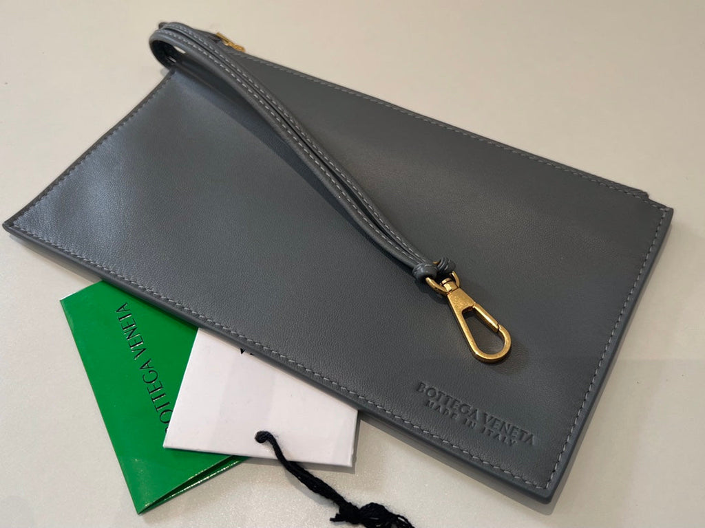 SMALL ARCO TOTE 30 IN TROUT GRAY LAMBSKIN