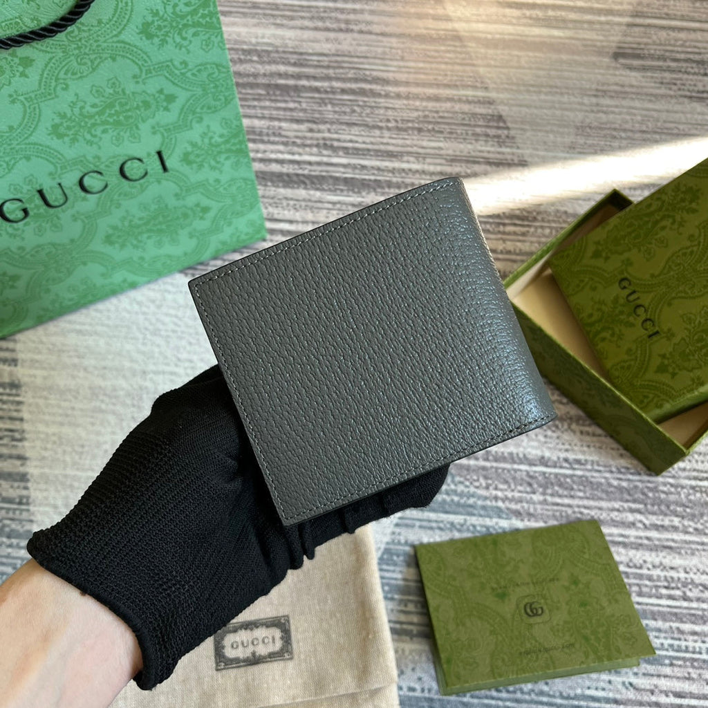 GGマーモント 11 二つ折り財布 ペンターグレーカーフスキン