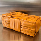 SMALL ARCO TOTE 30 IN PIZAZZ ORANGE SOFT LAMBSKIN