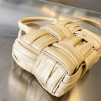 キャンディ アルコ トートバッグ 20 ベージュ ソフトラムスキン