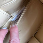 キャンディ アルコ トートバッグ 20 ベージュ ソフトラムスキン