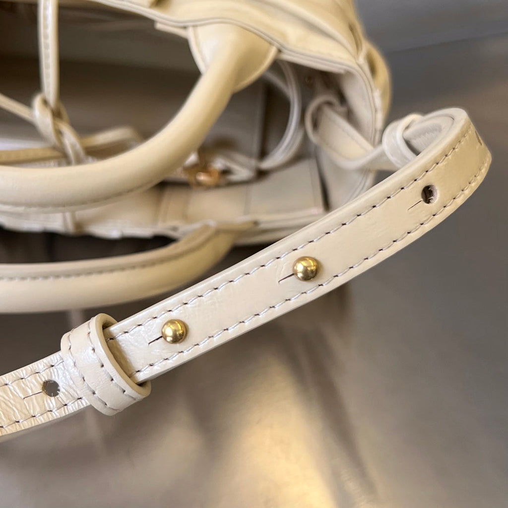 キャンディ アルコ トートバッグ 20 ベージュ ソフトラムスキン