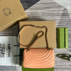 GGマーモント 26 クラシックバッグ（ピーチピンクカーフスキン）