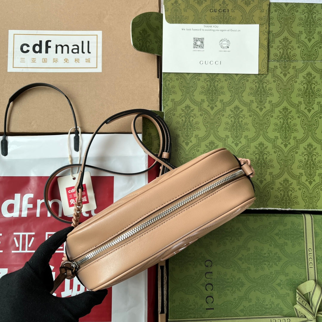 マーモント ショルダーバッグ 24 ベージュカーフスキン