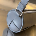 SMALL CYLINDER CASSETTE 21 IN LAVA GRAY CALFSKIN