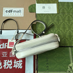 MARMONT SHOULDER BAG 24 IN WHITE CALFSKIN