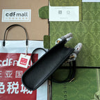 ダイアナ トートバッグ 19 ブラック ラムスキン バンブーハンドル