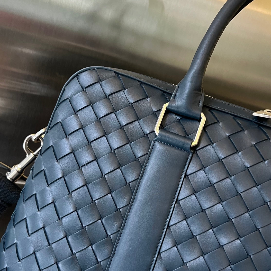 スリム イントレチャート ブリーフケース 36 スレートカーフスキン