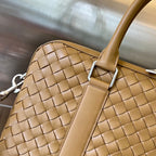 スリム イントレチャート ブリーフケース 36 キャラメルブラウン カーフスキン