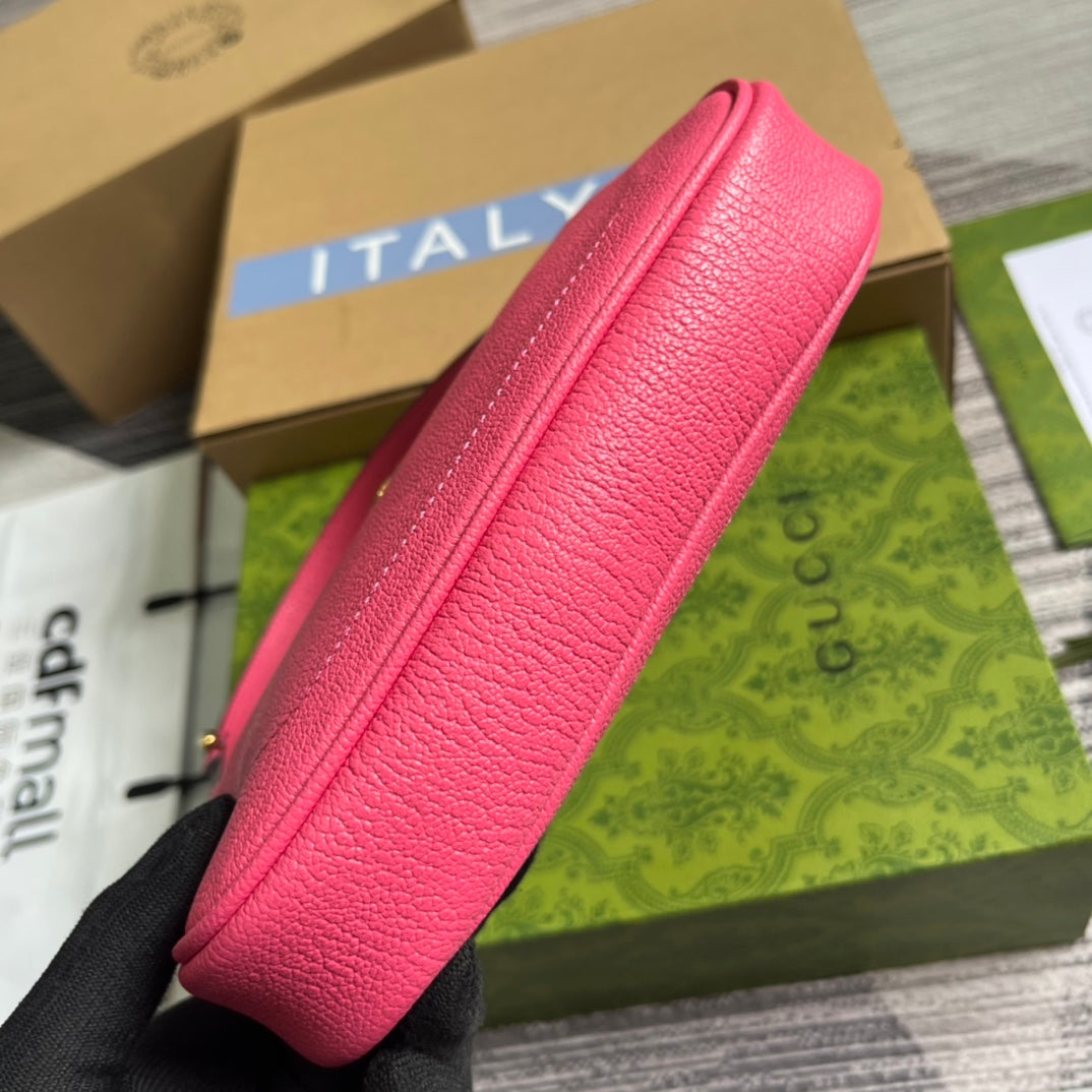 アフロディーテ ミニ 21 ショルダーバッグ（ブライトピンクカーフスキン）