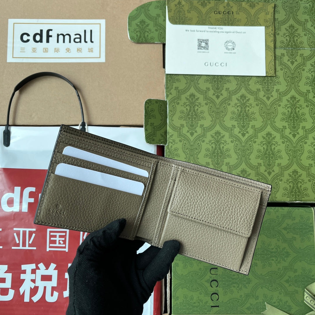 モスグリーンエンボスカーフスキンウォレット11