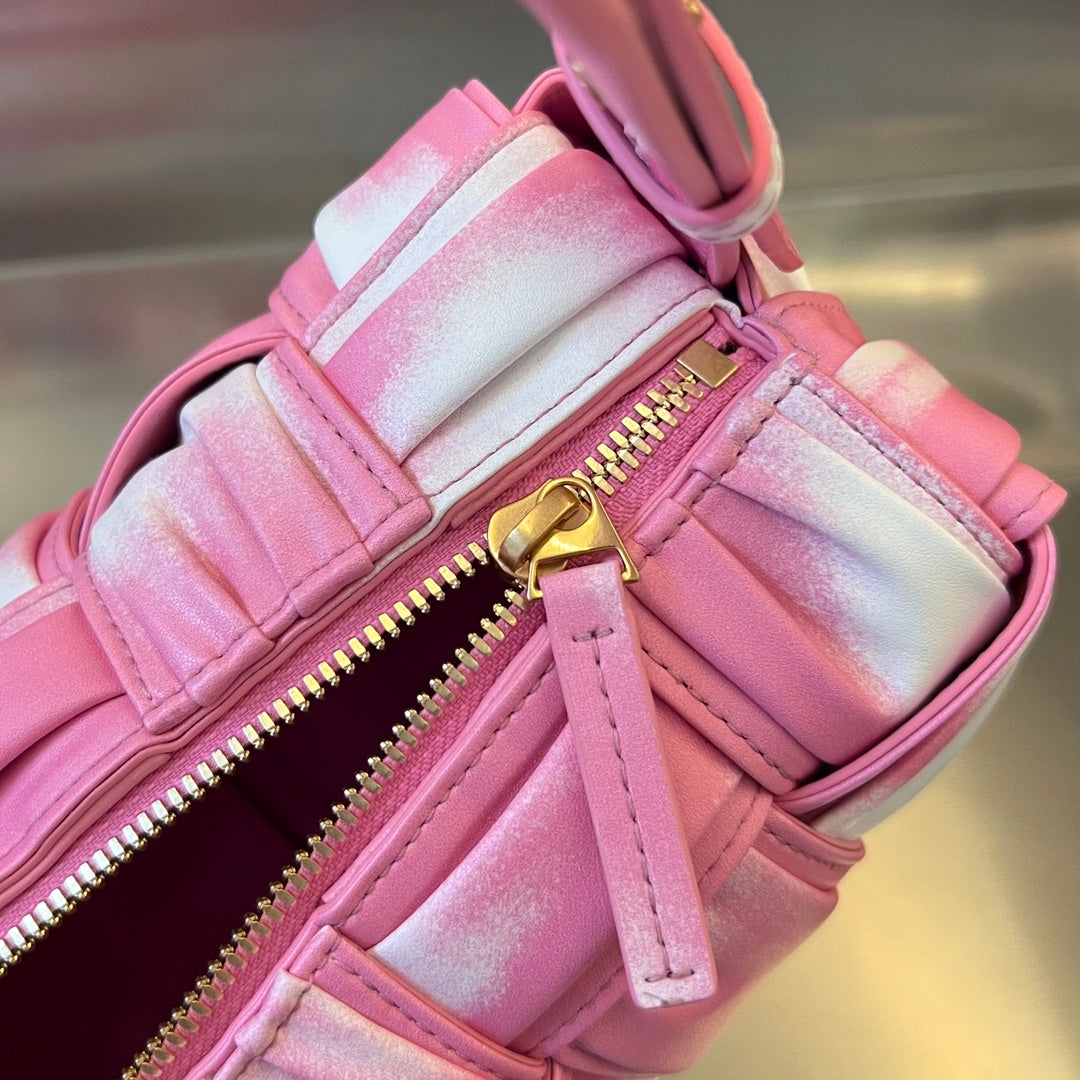 スモールブリックカセット 23インチ ピンクミックスホワイト ソフトラムスキン