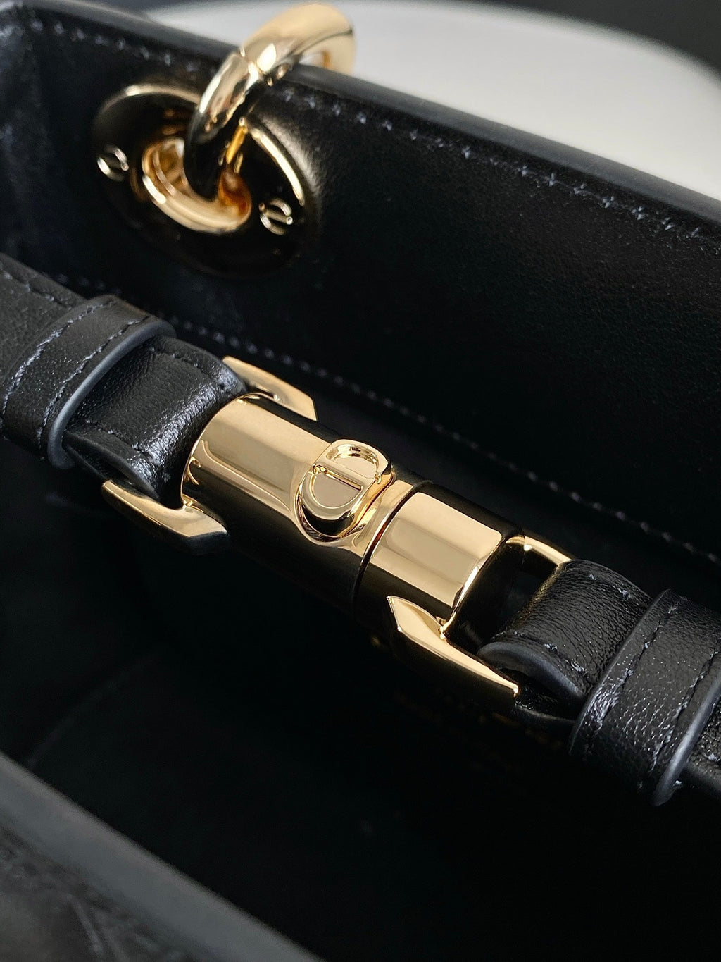 ミニ レディ 19 バッグ（ブラック ラムスキン）