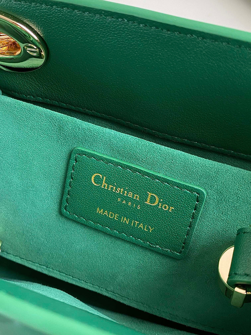 ミニ レディ 19 フォレストグリーン ラムスキン