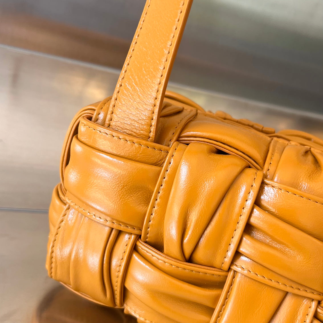 スモールブリックカセット23 サンドストーンオレンジ ソフトラムスキン