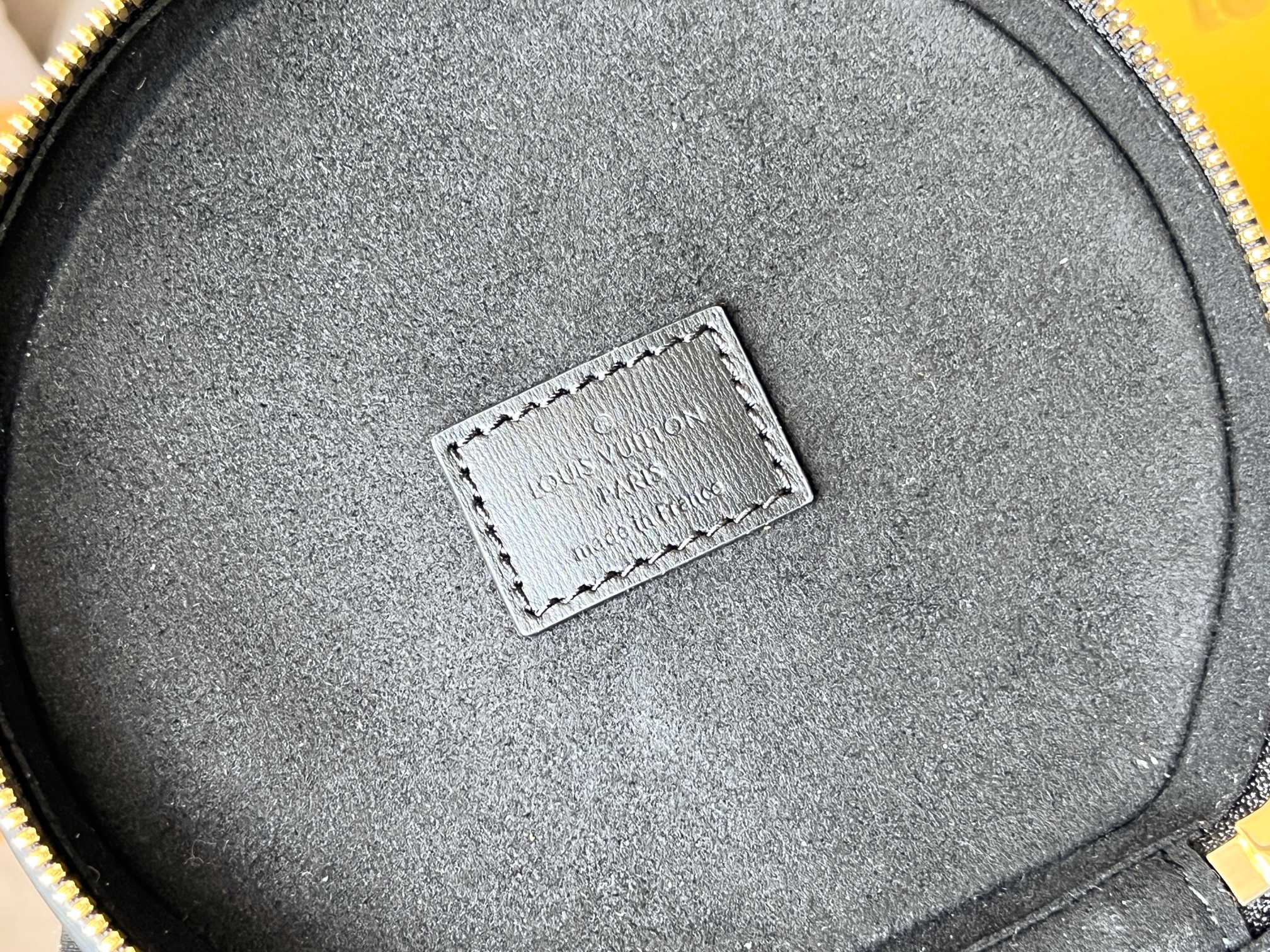 LV 25S プチ ノエ 16インチ ブラウン モノグラム コーティングキャンバス レザートリム ブラック