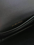 ミニチェーンバッグ 17 ブラックカーフスキン