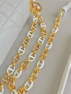 ミニチェーンバッグ 17 ホワイトカーフスキン