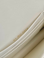 ミニチェーンバッグ 17 ホワイトカーフスキン