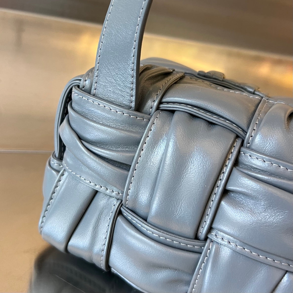 スモールブリックカセット 23インチ ジンクグレー ソフトラムスキン