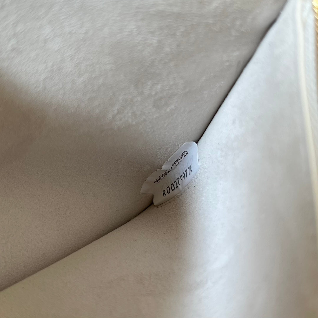 MEDIUM SOLSTICE 44 WHITE LAMBSKIN