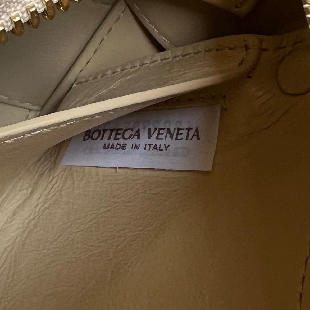 スモールブリックカセット23 ブロンドベージュソフトラムスキン