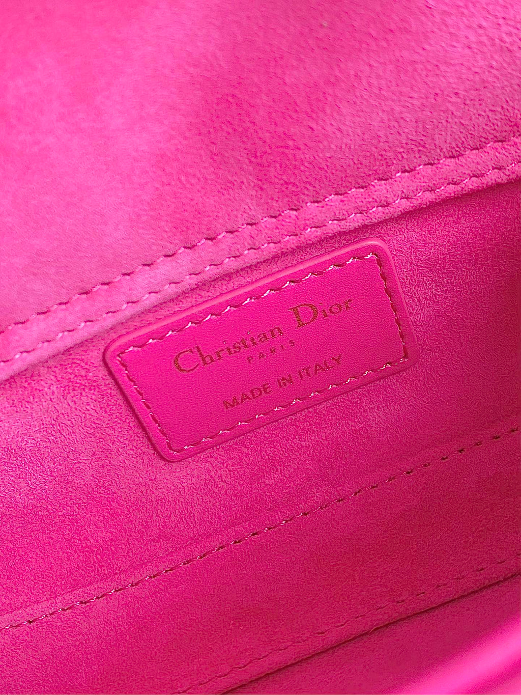 MINI D-JOY BAG 17 IN HOT PINK LAMBSKIN