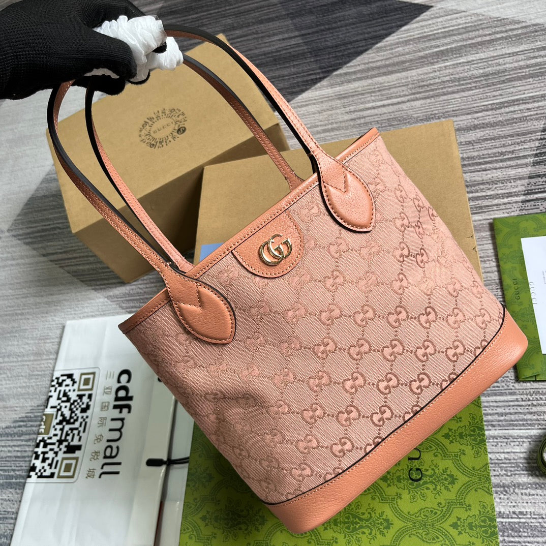 GGオフィディア スモール 25 トートバッグ（ライトピンク キャンバス）