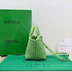 Mini Cabat 20cm Green Lambskin Ghw