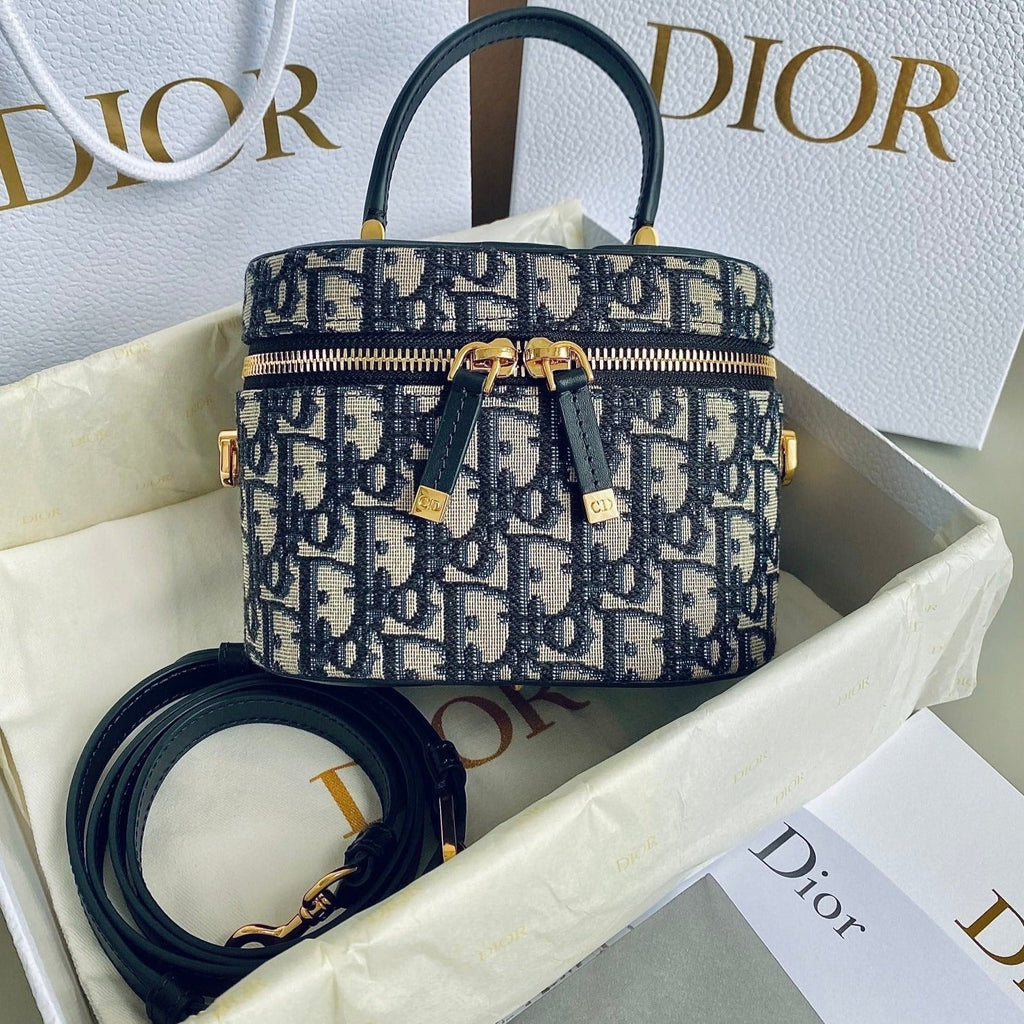 シグネチャー バニティ 16 ブルー オブリーク ジャカード