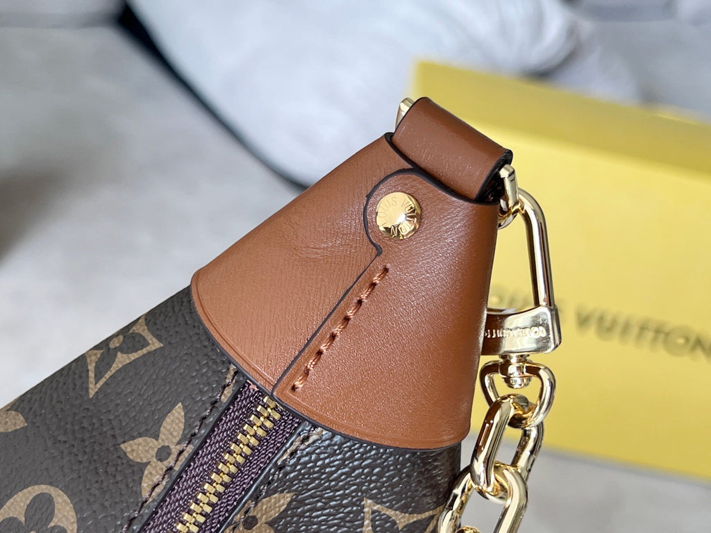 LV 25S ループ ホーボー 38インチ ブラウン モノグラム コーティングキャンバス ゴールド金具