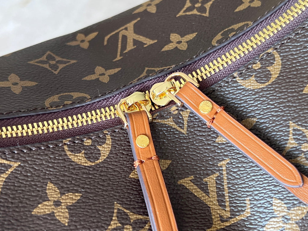 LV 25S ループ ホーボー 38インチ ブラウン モノグラム コーティングキャンバス ゴールド金具