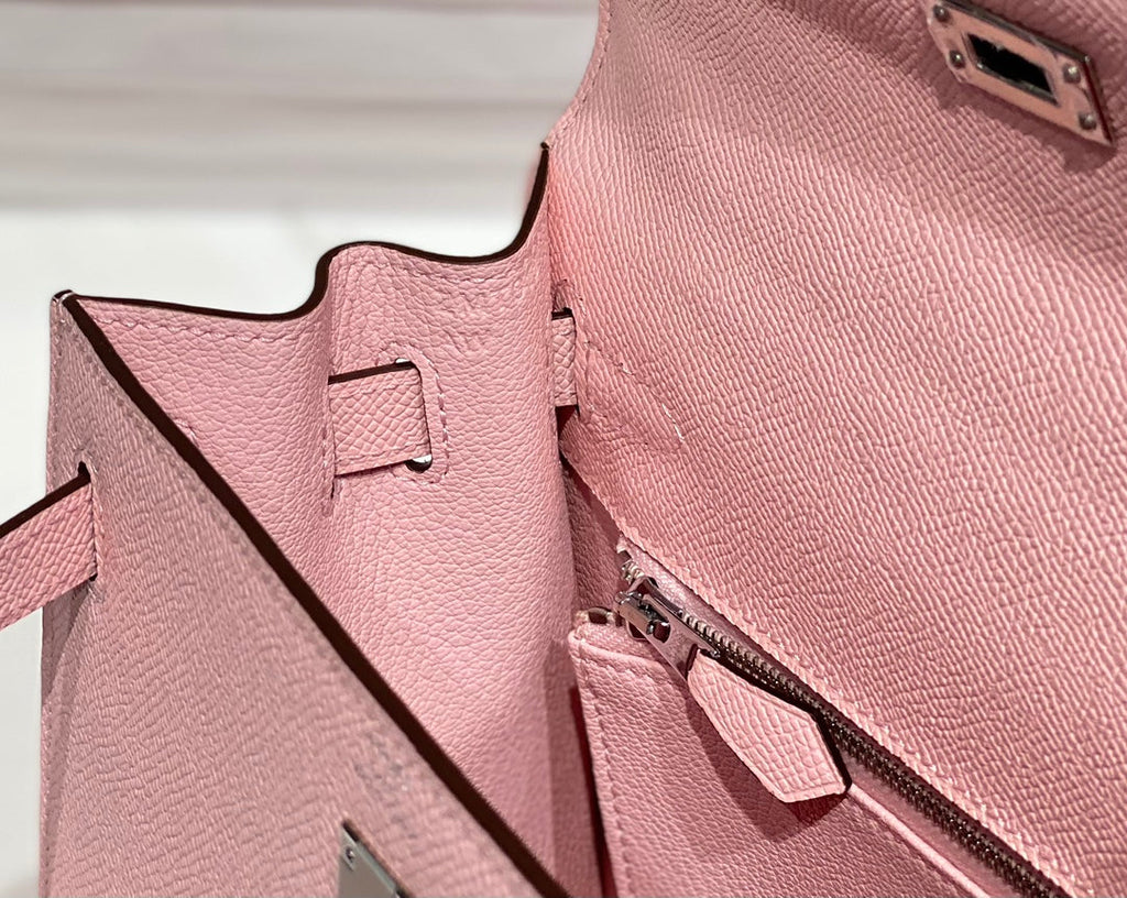 ケリー 28cm ローズサクラ スイフトカーフスキン シルバー金具