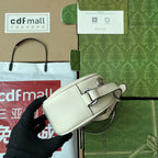 SMALL BLONDIE OVAL SHOULDER BAG 20 IN OFF WHITE CALFSKIN