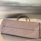 LARGE CABAT 51 IN SADDLE BROWN LAMBSKIN