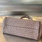 SMALL CABAT 32 IN SADDLE BROWN LAMBSKIN