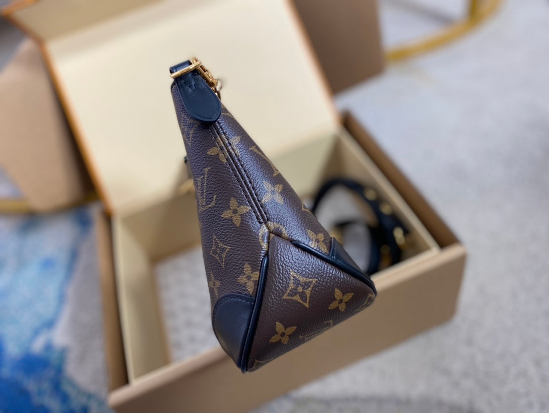 ブローニュ 29 ブラウン モノグラム キャンバス ゴールド金具